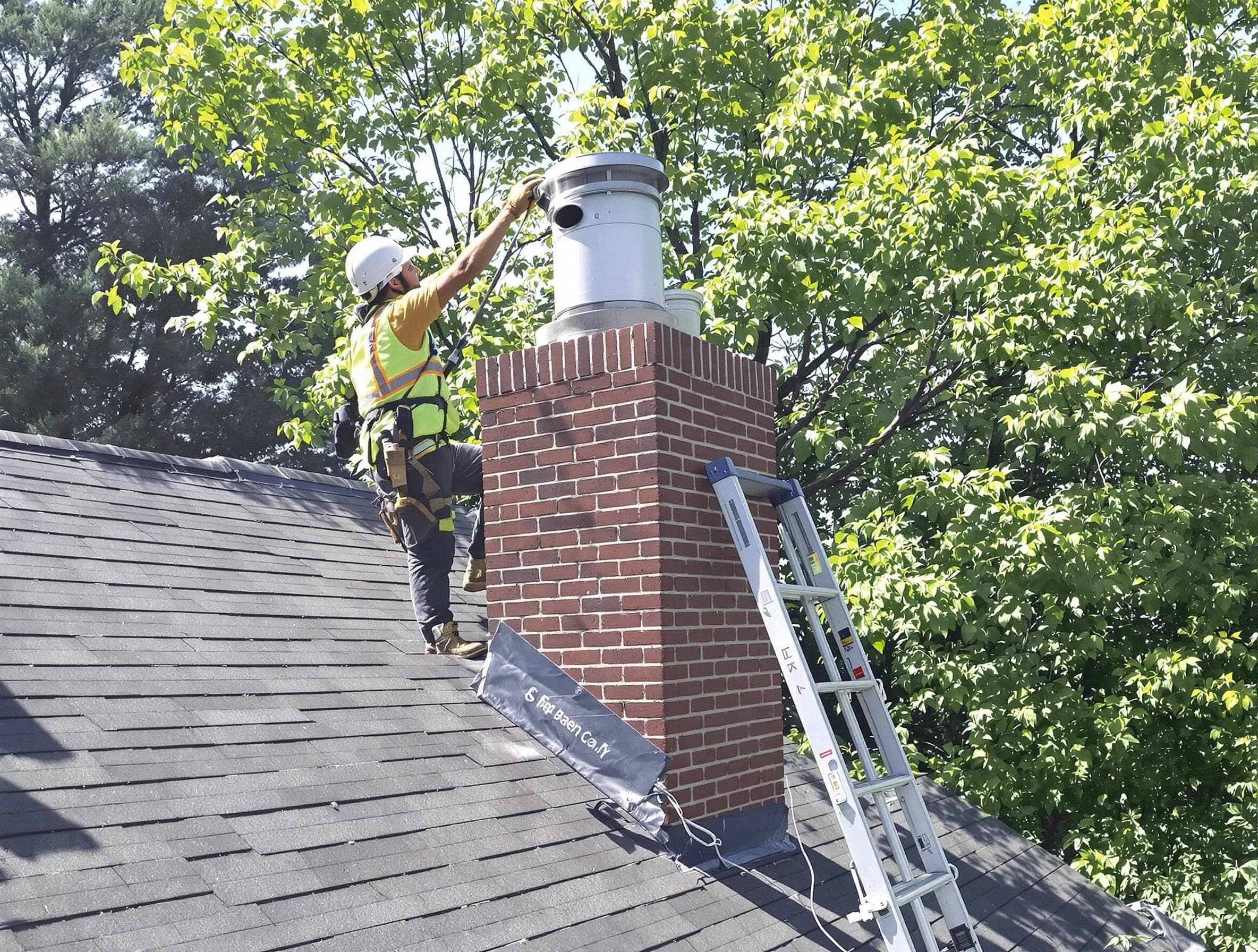 Chimney liner inspection by Hiram Chimney Sweep in Hiram, GA