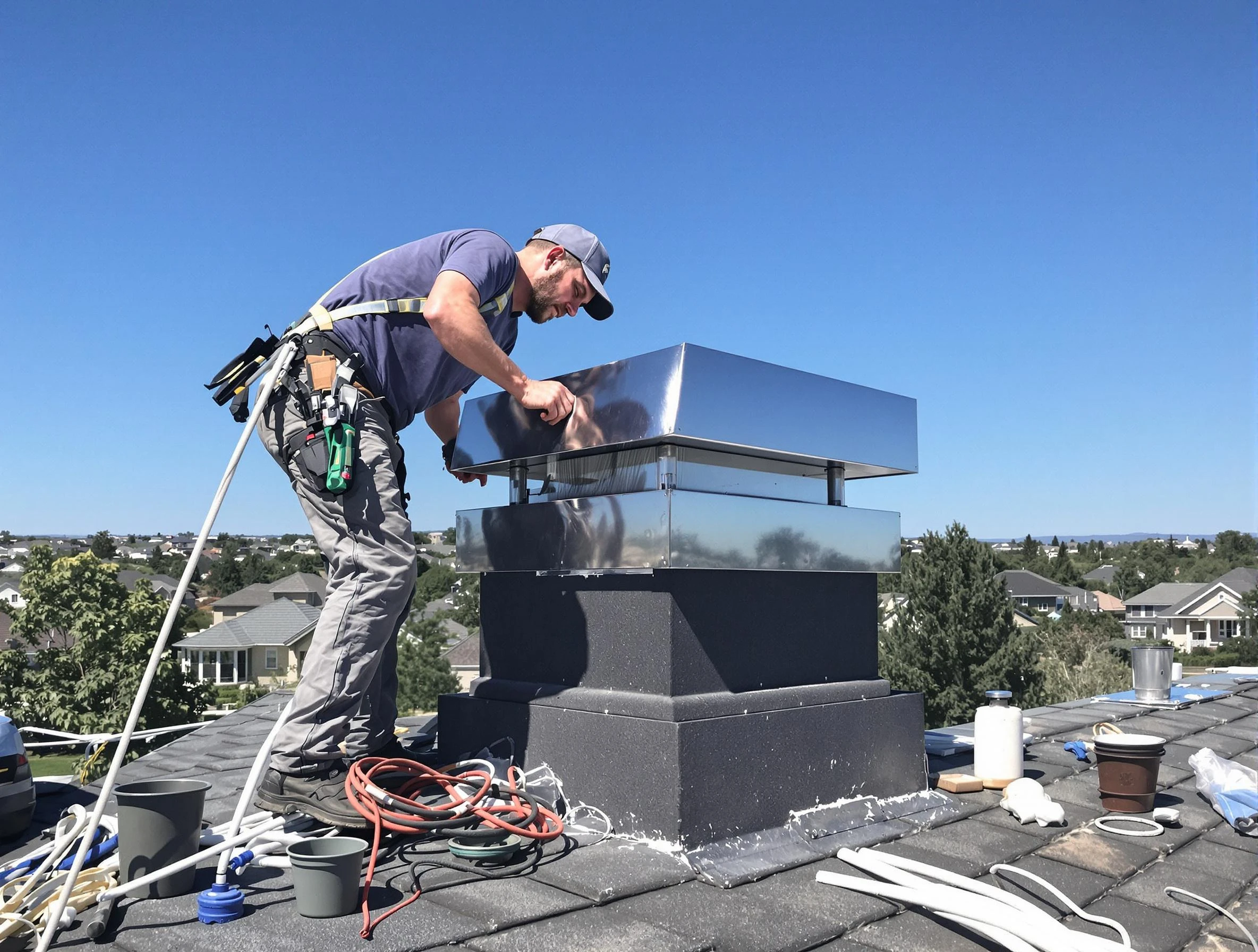 Chimney Cap Services service in Hiram, GA