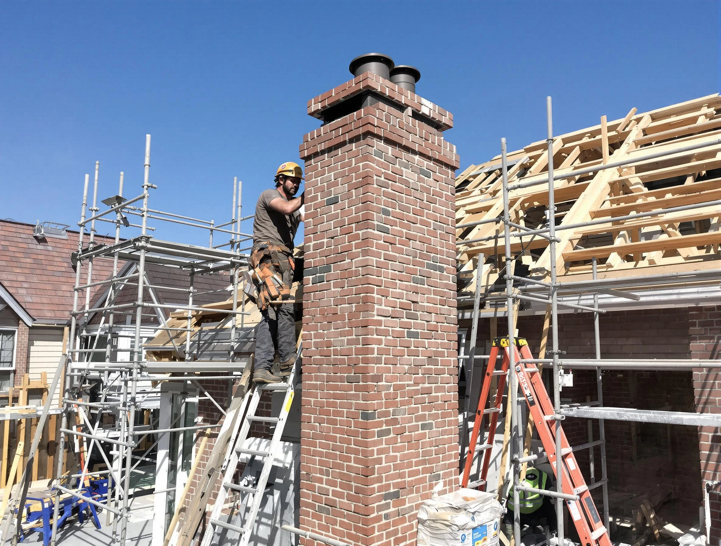 New chimney installation completed by Hiram Chimney Sweep in Hiram, GA